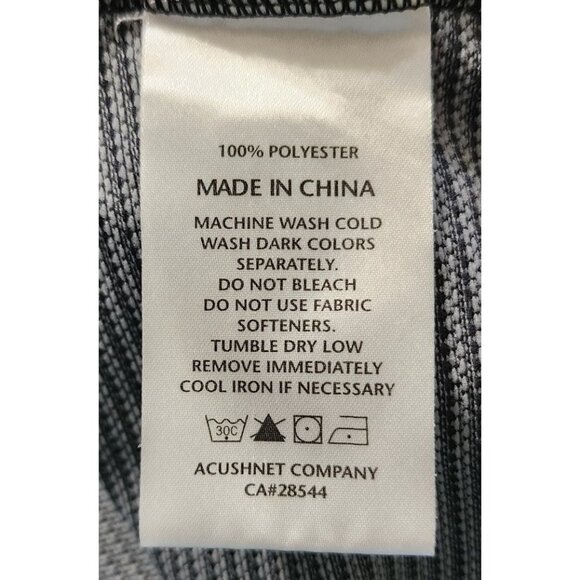 FootJoy Mens XXL Grey Short Sleeve Polo Shirt 100% Polyester Golf Apparel - Picture 6 of 6